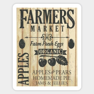 Vintage Farm market Sign #4 Sticker